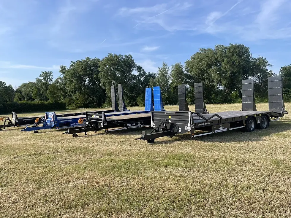 Thumbnail: NEW HOGG - Low Loader Trailer Tractor - Hyd Ramps + VAT