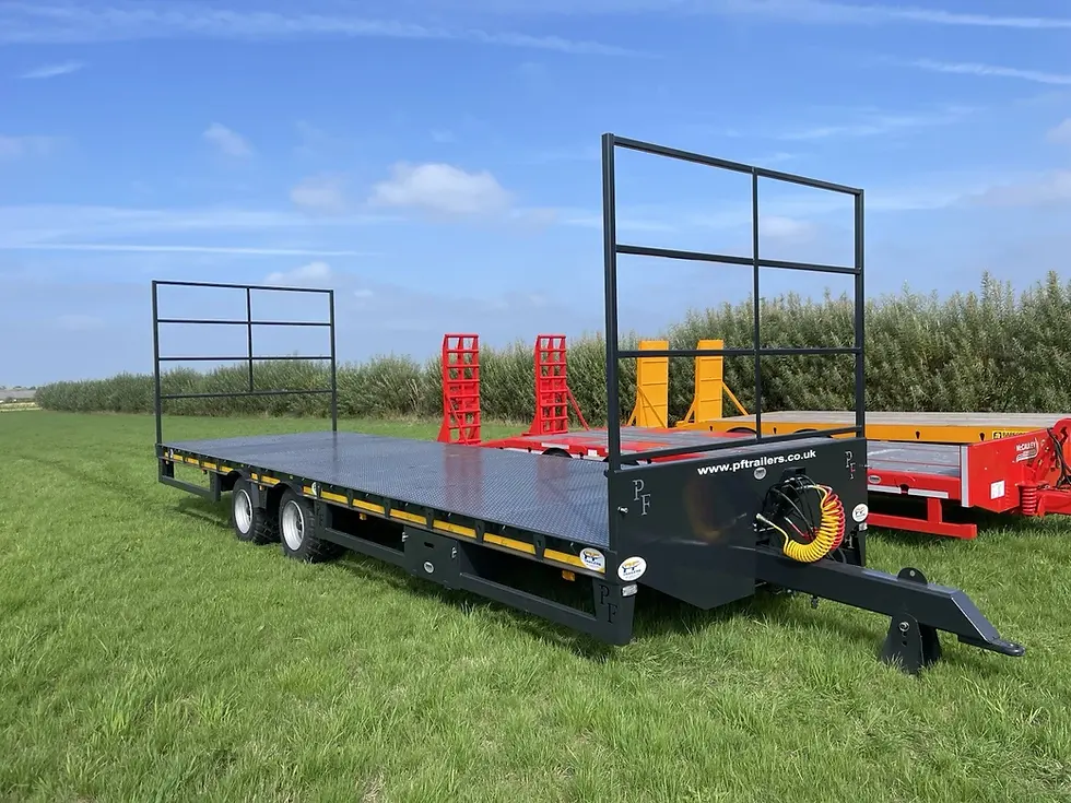 Thumbnail: PF Engineering Bale trailer / Tractor Low Loader+ VAT