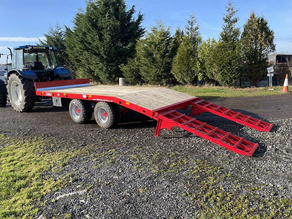 Thumbnail: Mini Low Loader Trailer McCauley Tractor +VAT