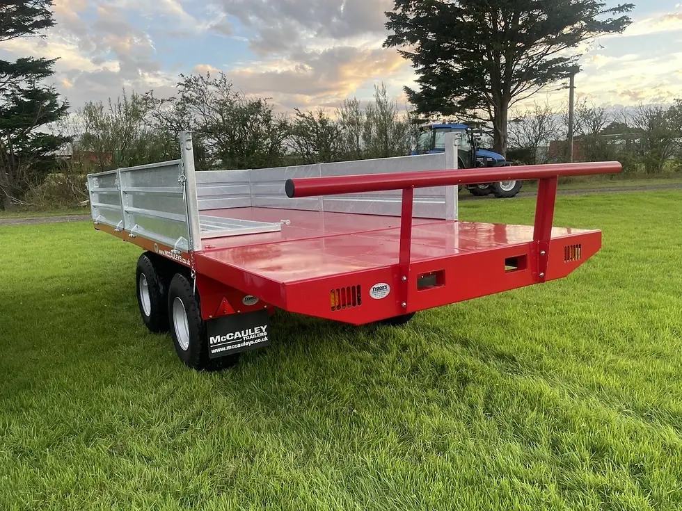 Thumbnail: McCauley Tipping Trailer 10 Tonne Dropside + VAT