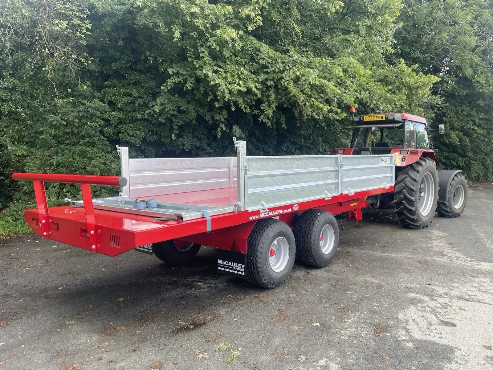 McCauley Tipping Trailer 10 Tonne Dropside + VAT
