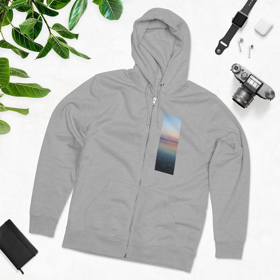 Thumbnail: Organic Zip Hoodie: Sunset