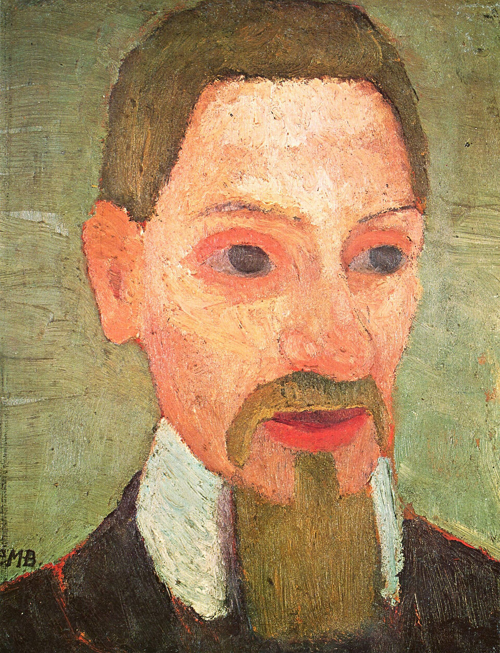 Portrait von Rilke, Paula Modersohn Becker