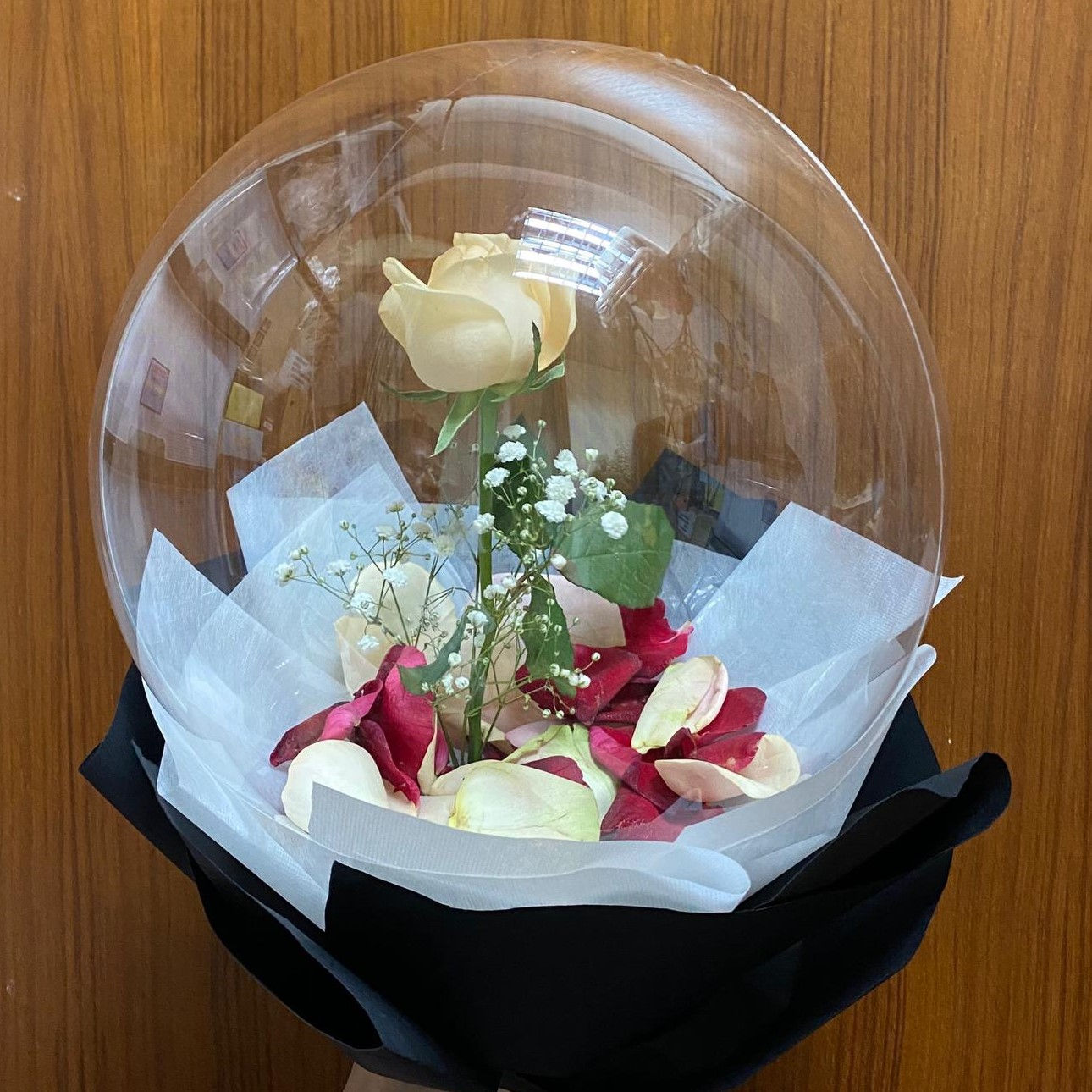 BF - Orange Rose Balloon