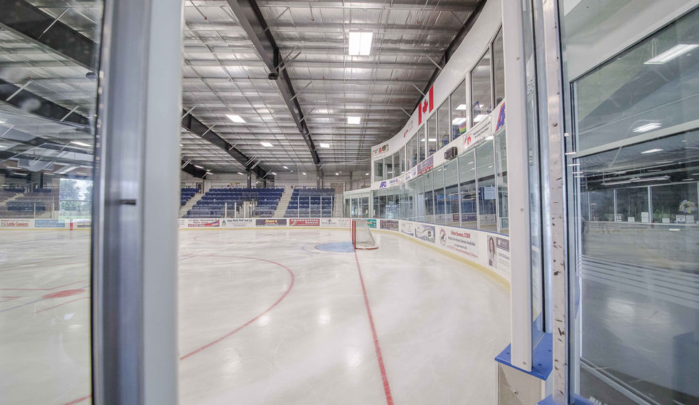 Dorchester Arena building by Baribeau Construction
