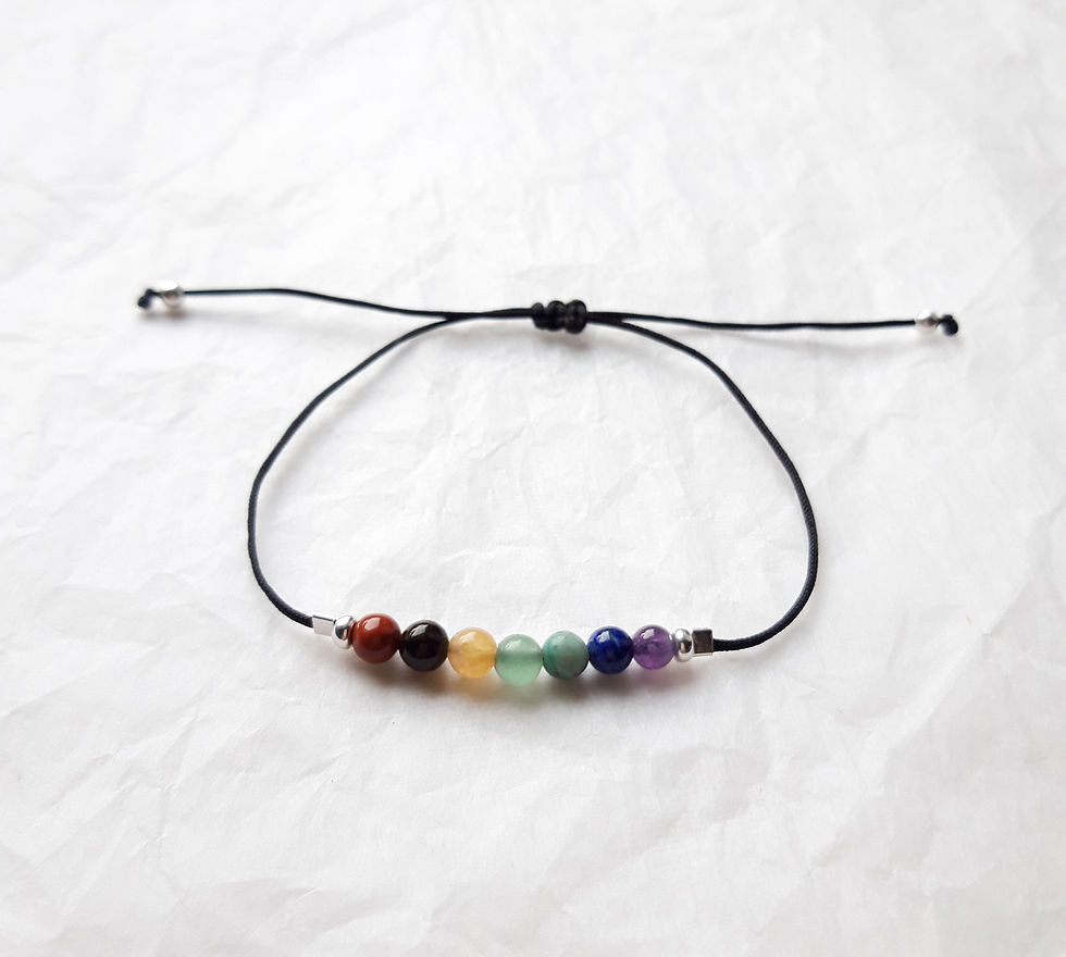 Miniature : Bracelet pierres naturelles 7 chakras
