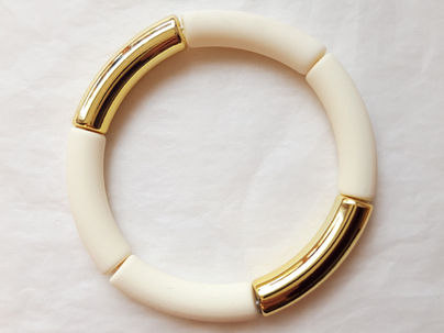 Bracelets jonc tubes incurvés