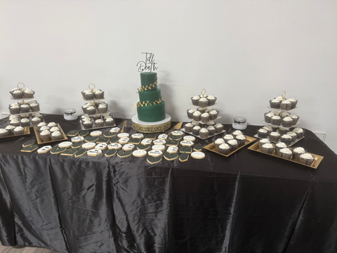 Assorted Wedding Desserts by Mae's Makin's