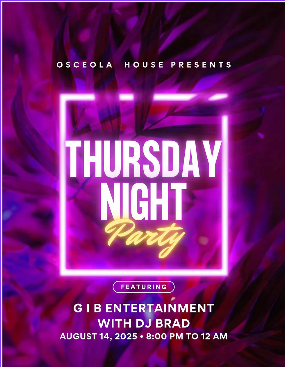 Thursday Night Dance Party with DJ Brad