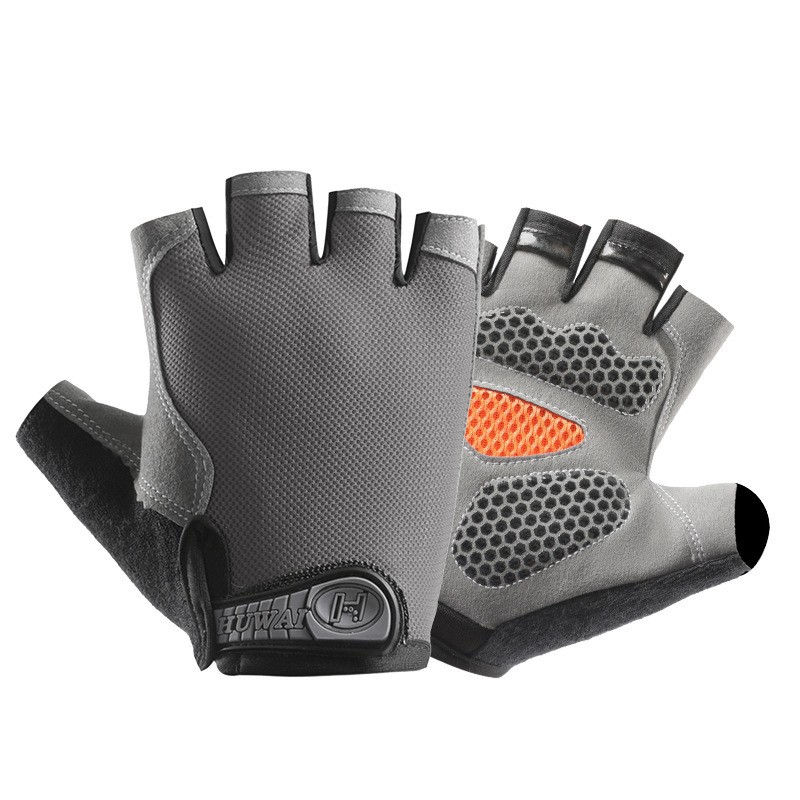 Thumbnail: Cycling half-finger gloves men's and women's breathable thin non-slip and wear-r