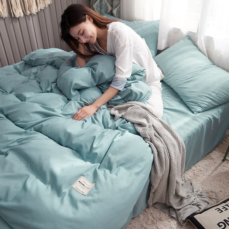 Миниатюра: Комплект постельного белья Белый, Серый