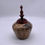 Thumbnail: Lidded Burl Wood Cremation Memorial