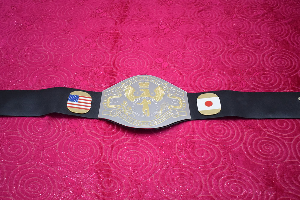 WWF World MartialArts Heavyweight Memorable Championship Belts