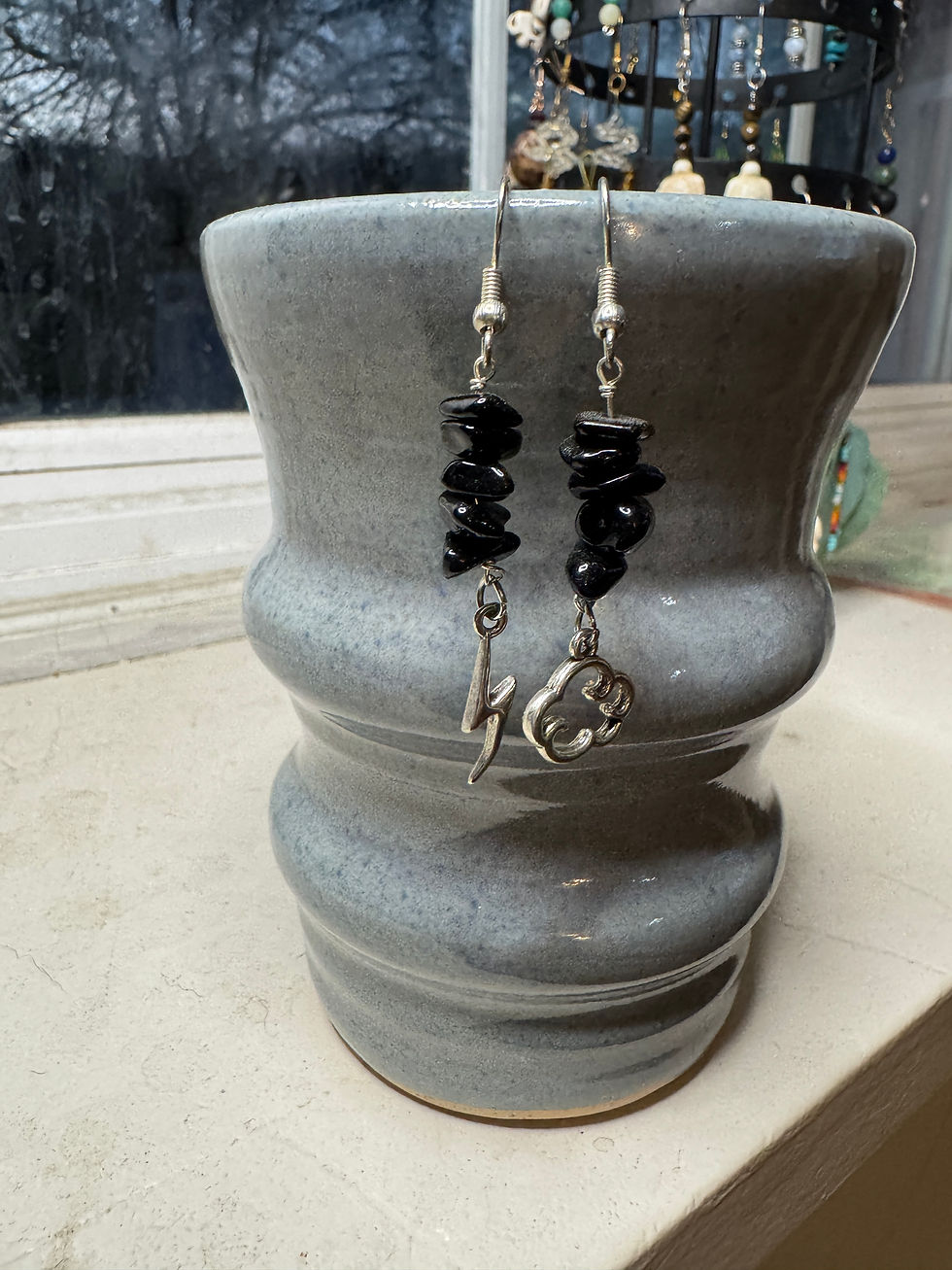 Thumbnail: Storm Spirit Earrings ⚡🌑