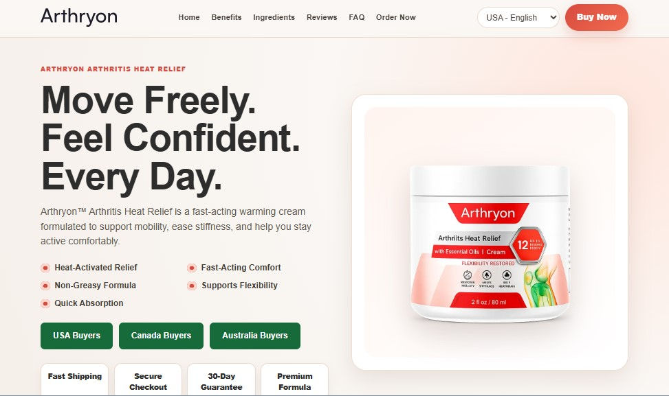 Arthryon Heat Relief Cream Reviews – Does It Offer Fast-Acting Heat Therapy?