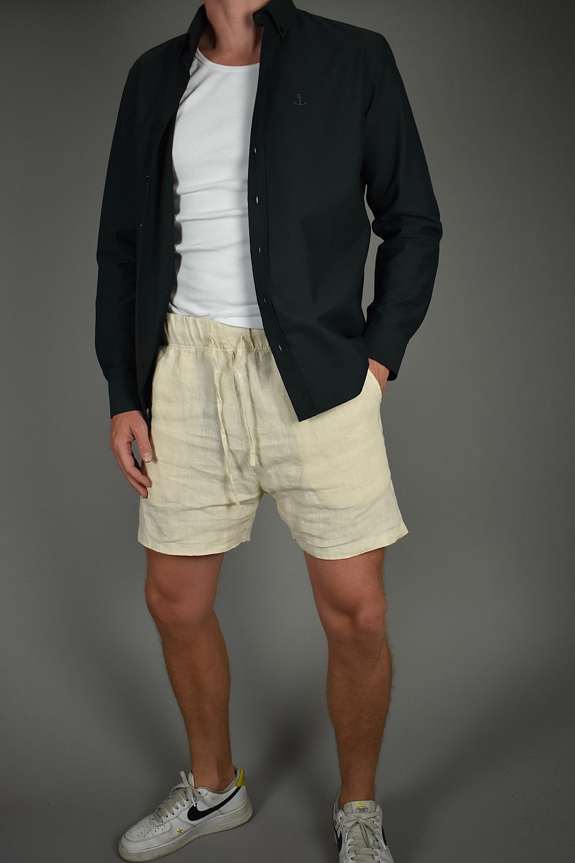 Nicklas Oxford shirt Dark green