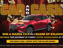 Car and Cash Minor Draw This Saturday