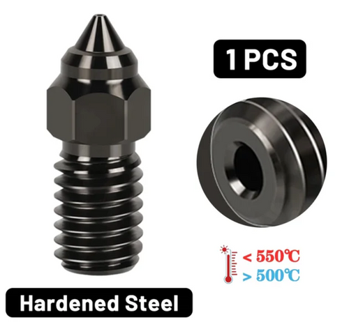 Ender 3 V3SE Nozzle | Zee3D | Hardened Steel/Brass/Copper Plated