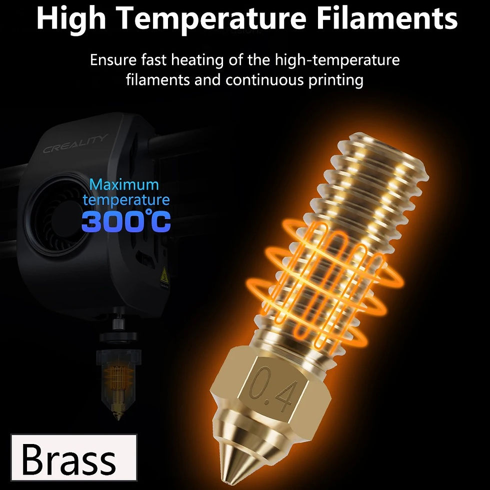 Thumbnail: Titanium Ceramic Hotend Kit For Creality K1/K1  Max Hotend Kit