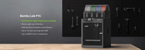 Bambu Lab P1S / P1S Combo 3D Printer | Zee3D