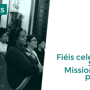 Fiéis celebram a semana missionária na paróquia