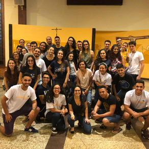 Jovens da paróquia se reúnem no primeiro encontro do ano