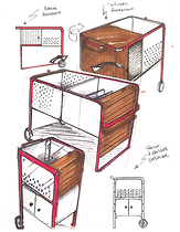 matthias goulard design barbecue rouge paris designer sketch dessin rough