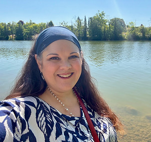 Picture of Jessica by the Otonabee River