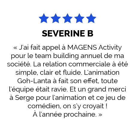 Les Avis Google sur MAGENS Activity - Agence événementielle au Mans.