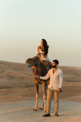 agafay desert elopement by morocco wedding photographer