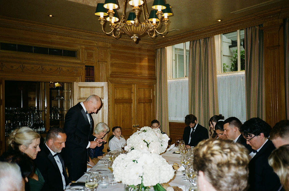 35mm film wedding photography at milestone hotel in kensington 