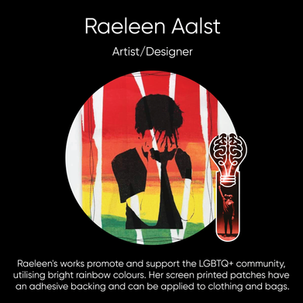 Raeleen Aalst, Artist and Designer.