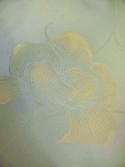 Thumbnail: Silk "Kimono"with Dyed & Fine Woven Flower Patter