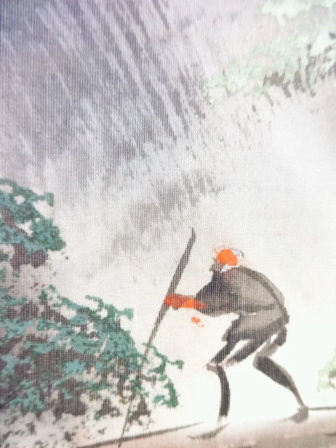 Thumbnail: JAPANESE WALL SCROLL  HAND PAINTED  SCENERY#0194