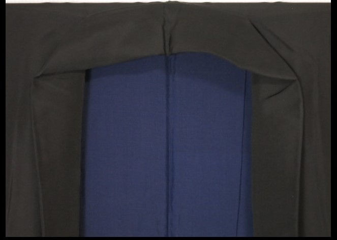 Thumbnail: Budoka - Black Silk Kimono & Haori Set, Treasure Ship, Clan 5 Crests #0101