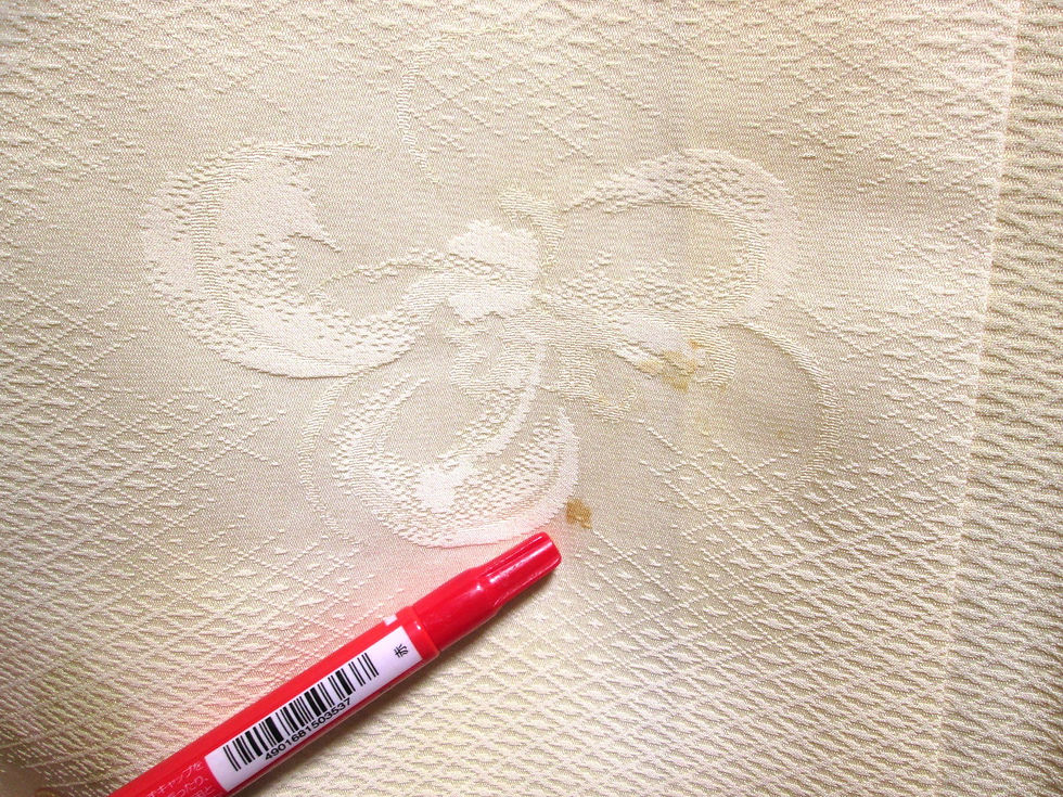Thumbnail: JAPANESE KIMONO SILK HAORI / FLOWER PATTERN / Silk