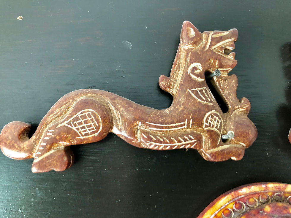 Thumbnail: Large old Chinese hand-carved Jade collection #1741
