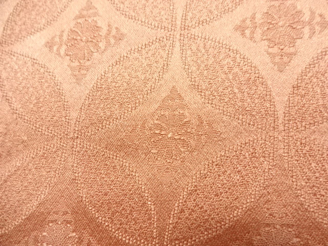 Thumbnail: JAPANESE KIMONO / VINTAGE IROMUJI KIMONO / WOVEN SHIPPO & KIKU #0355
