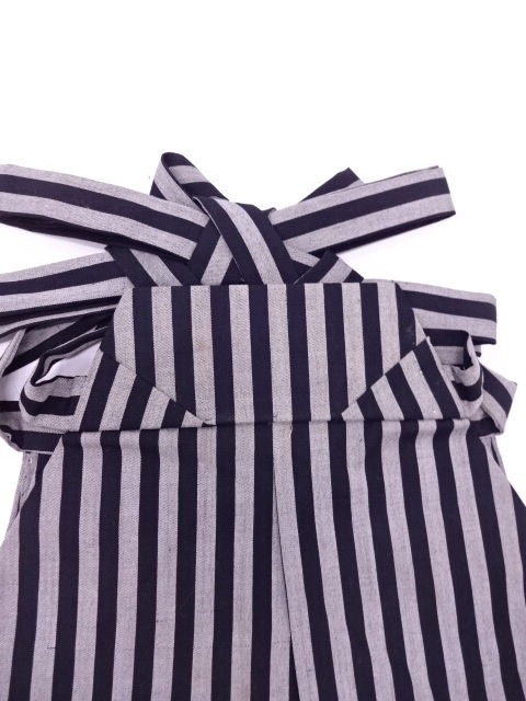 Thumbnail: Bu-jutsu HAKAMA (UMANORI TYPE) / WOVEN BLACK STRIPE #0534