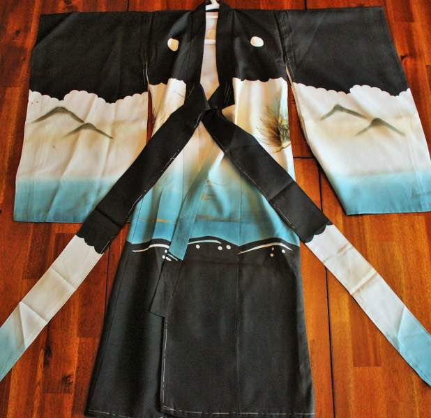 Thumbnail: JAPANESE KIMONO FOR BOY'S - PINE & HAWK (#001)