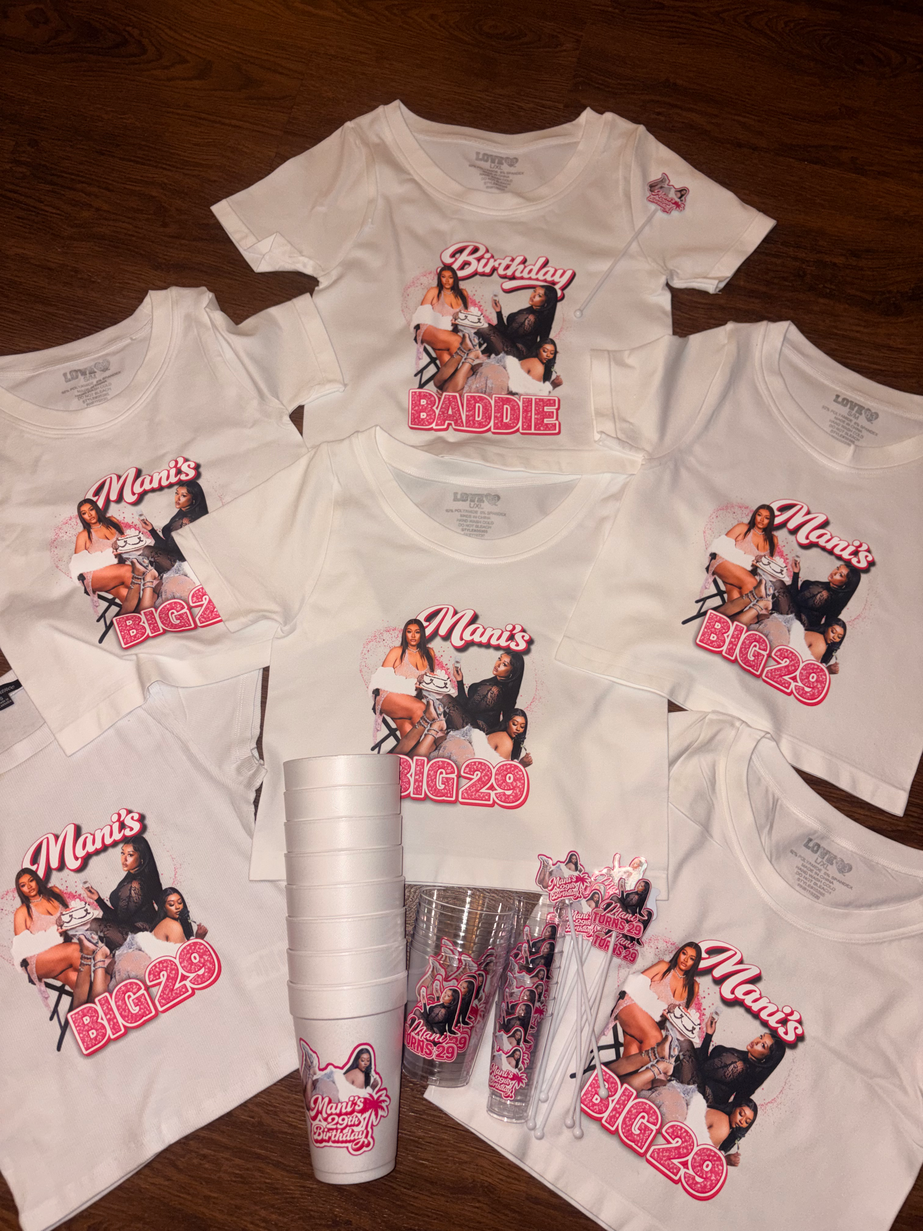 Customized Cropped Tshirts