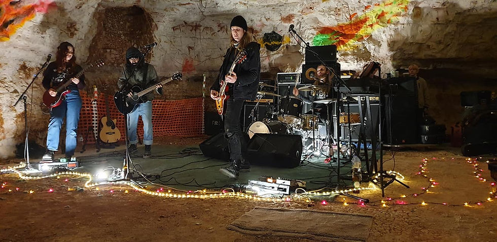 Death by Carrot, Andamooka, Riffs, Gina, Black Marsha Jr