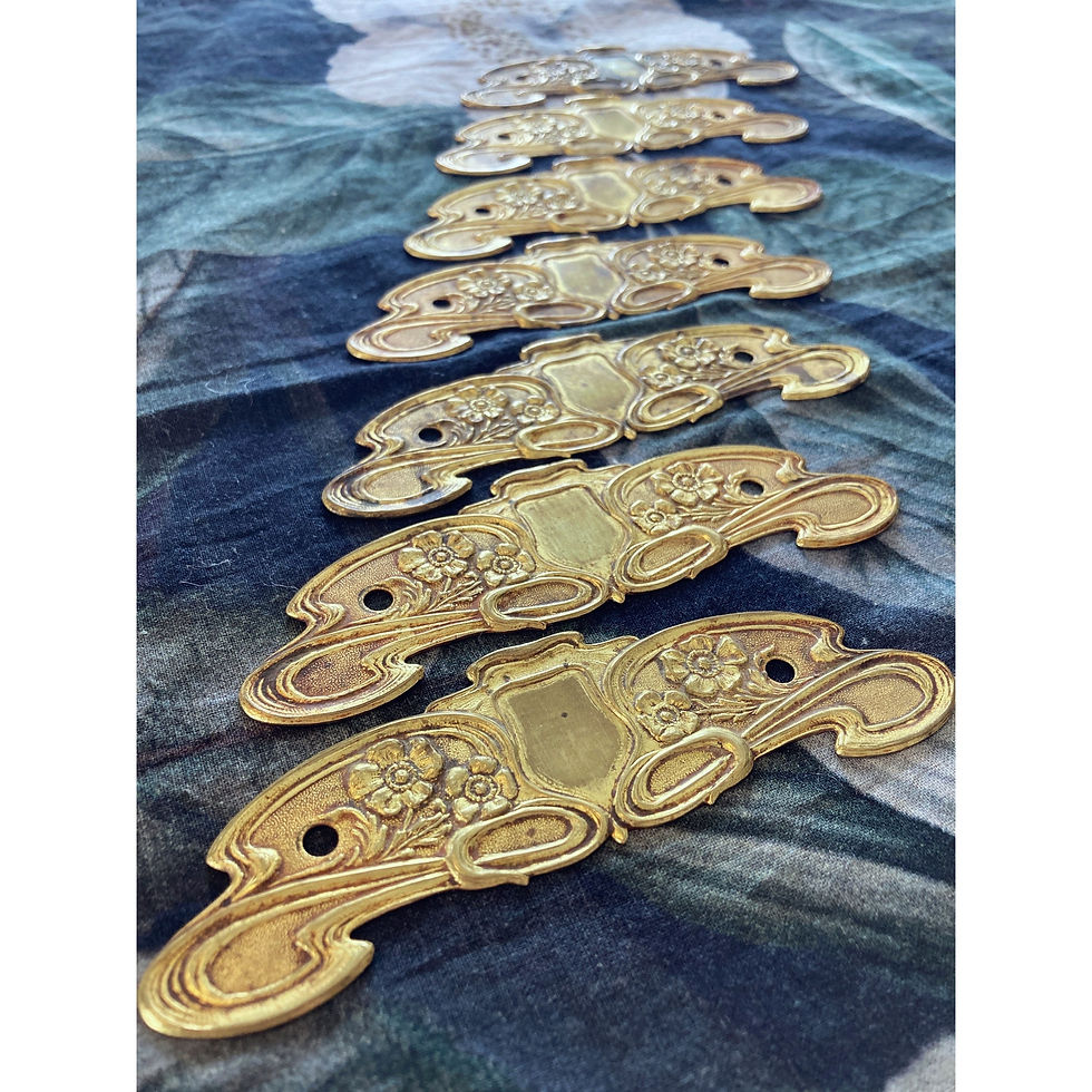 Ornement de boîte à bijoux Art nouveau ( à l’unité )