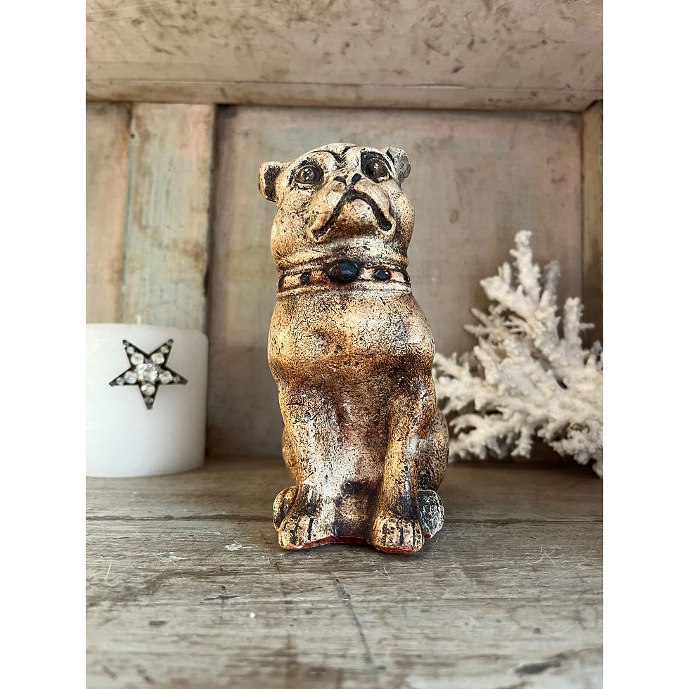 Tirelire à casser « bouledogue francais » XIX