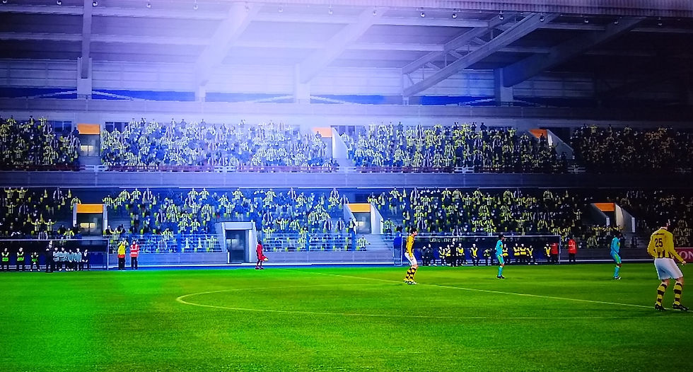 Estádio Leandro de Capuz, palco da partida.