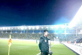 Estádio Leandro de Capuz, palco da vitória alrinegra