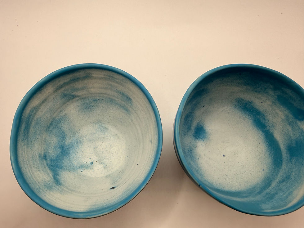 Thumbnail: Matt Denim Set of Two Cups
