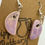 Thumbnail: Lilac Half Moon Dangly Earrings