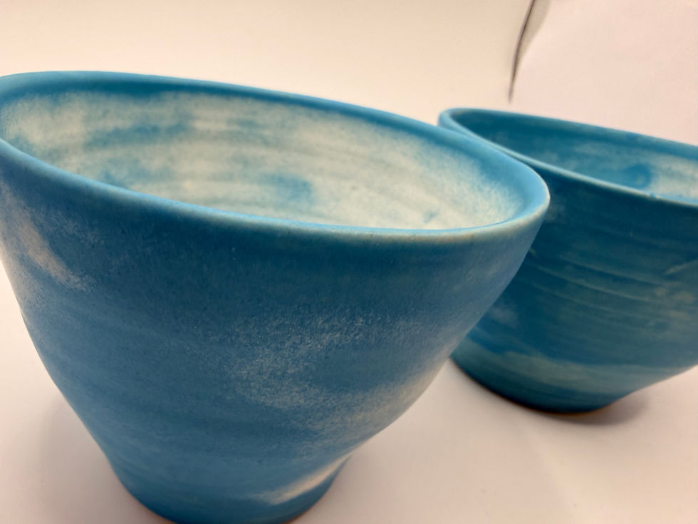 Thumbnail: Matt Denim Set of Two Cups
