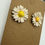 Thumbnail: White Daisy Earrings - Small
